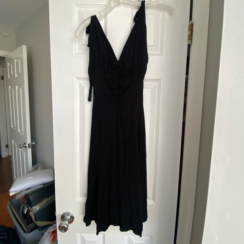 Early 2000s Little Black Summer Dress (Italy)